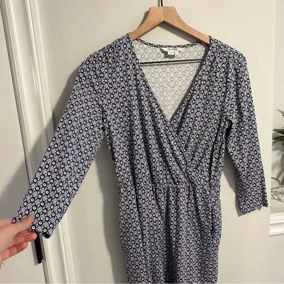 Boden Blue Printed Sexy Cotton Mini Dress XSP - Picture 9 of 10